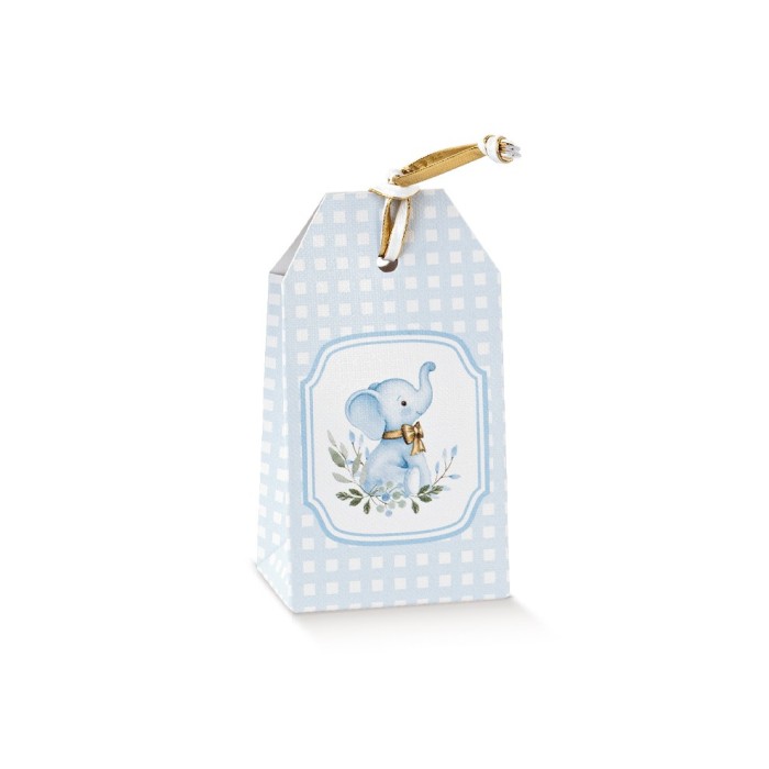 TAG 55X35X100 ELEFANTINO AZZURRO